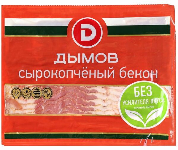 Бекон сырокопченый Венгерский от Дымов, 500 г