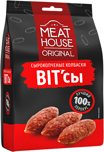 Колбаски Meat House Original Bit’сы сырокопченые 50 г