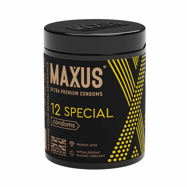 Презервативы Maxus Special точечно-ребристые 12 шт.