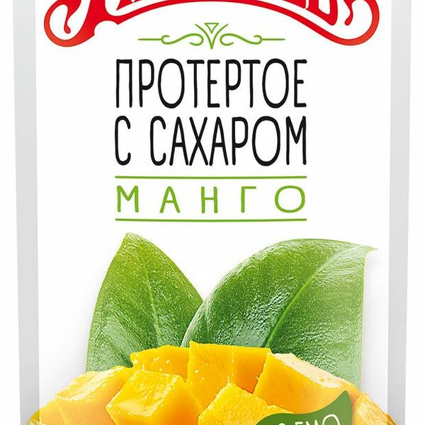 Манго Махеевъ протёртое с сахаром, 300 г