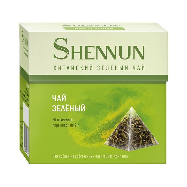 Чай зеленый Shennun китайский среднелист 20*2г
