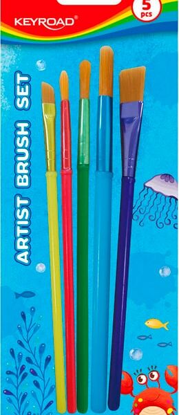 Набор кисточек Keyroad для рисования 5шт