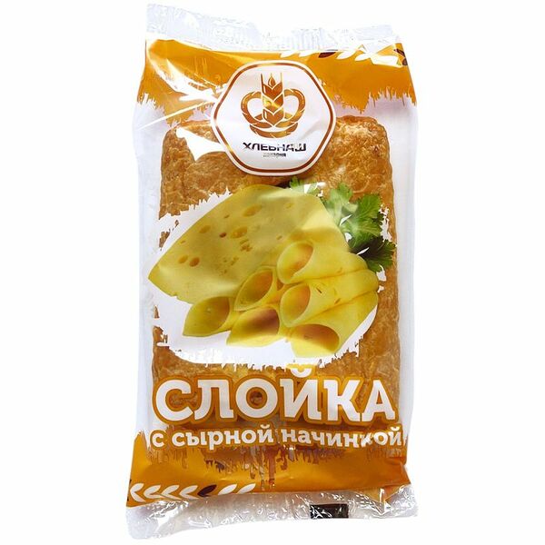 Слойка Хлебнаш с сырной начинкой 80 г