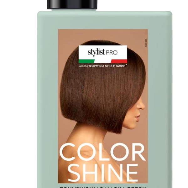 Тонирующая маска-блеск для волос Color Shine Stylist Pro тон Роскошный каштан