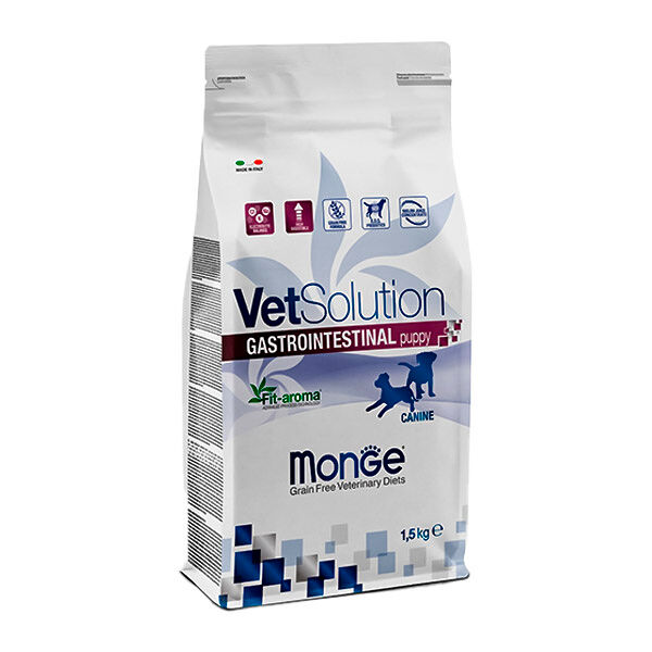 Корм для щенков MONGE VetSolution Dog Gastrointestinal при заболеваниях ЖКТ сух