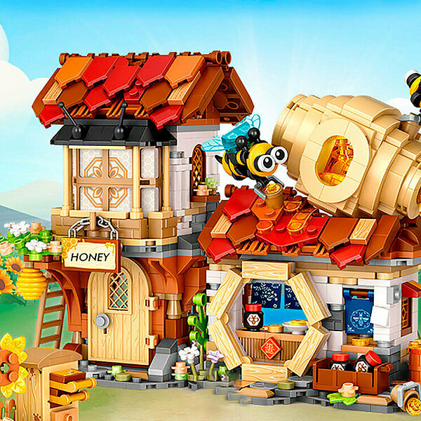 Конструктор LOZ 1943_MK Конструктор Лавка мёда