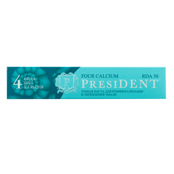 Зубная паста President Four Calcium 75 г