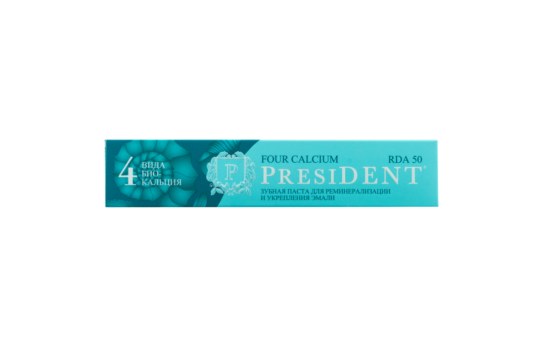 

Зубная паста President Four Calcium 75 г