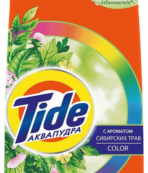 Стиральный порошок Tide Color аквапудра с ароматом сибирских трав 3 кг