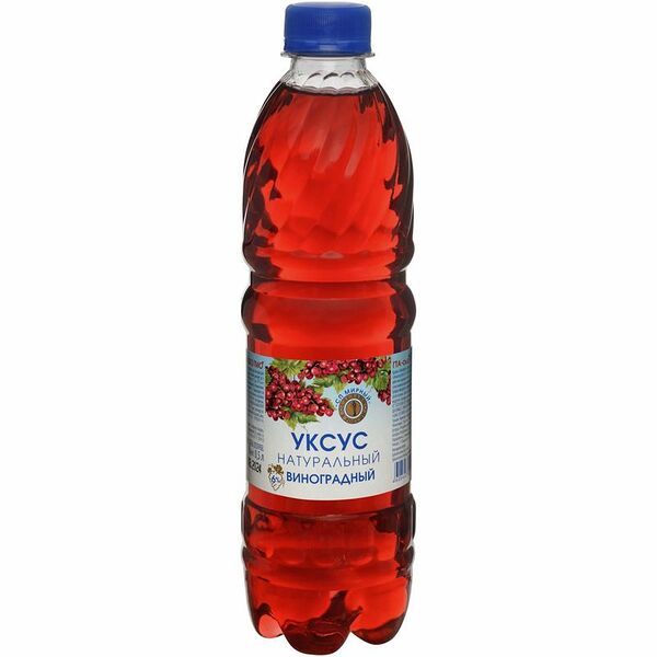 Уксус виноградный СП Мирный натуральный 6%, 500 мл