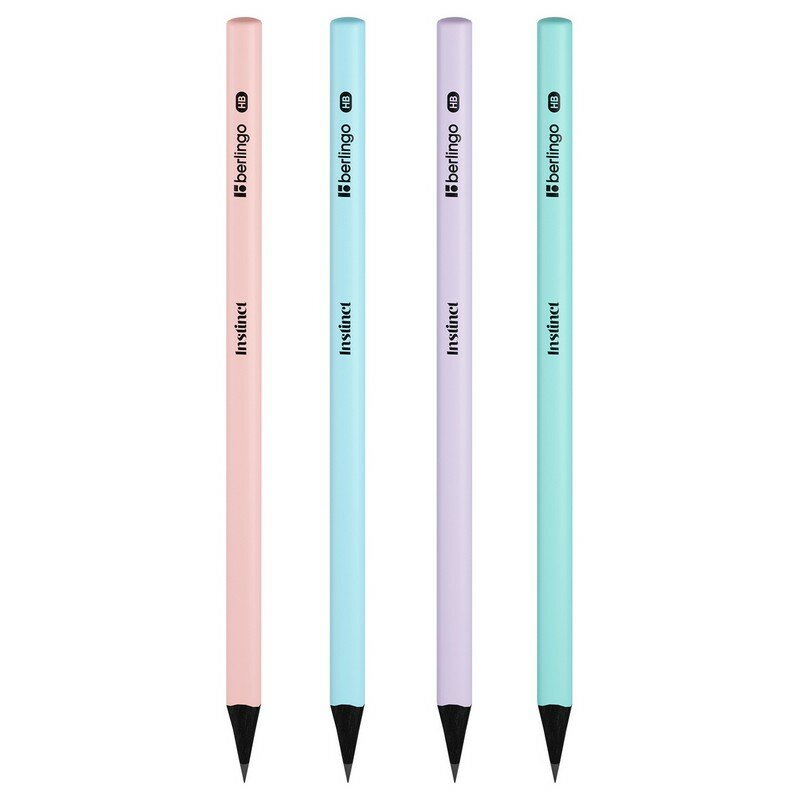

Карандаш чернографитный Berlingo Instinct 1 шт. цвет в ассортименте