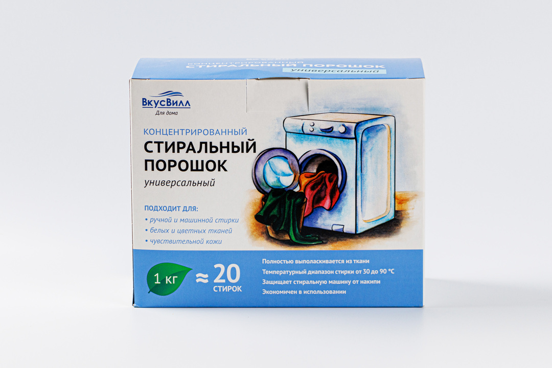 

Порошок стиральный ВкусВилл универсальный 1 кг