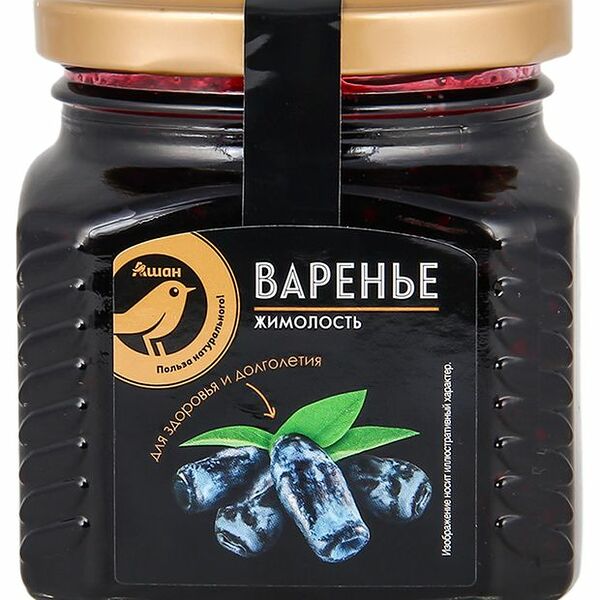 Варенье АШАН Золотая птица из жимолости, 310 г
