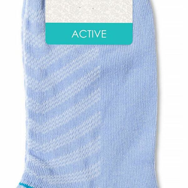 Носки женские Брестские Active цвет: голубой, размер 23 (36-37)