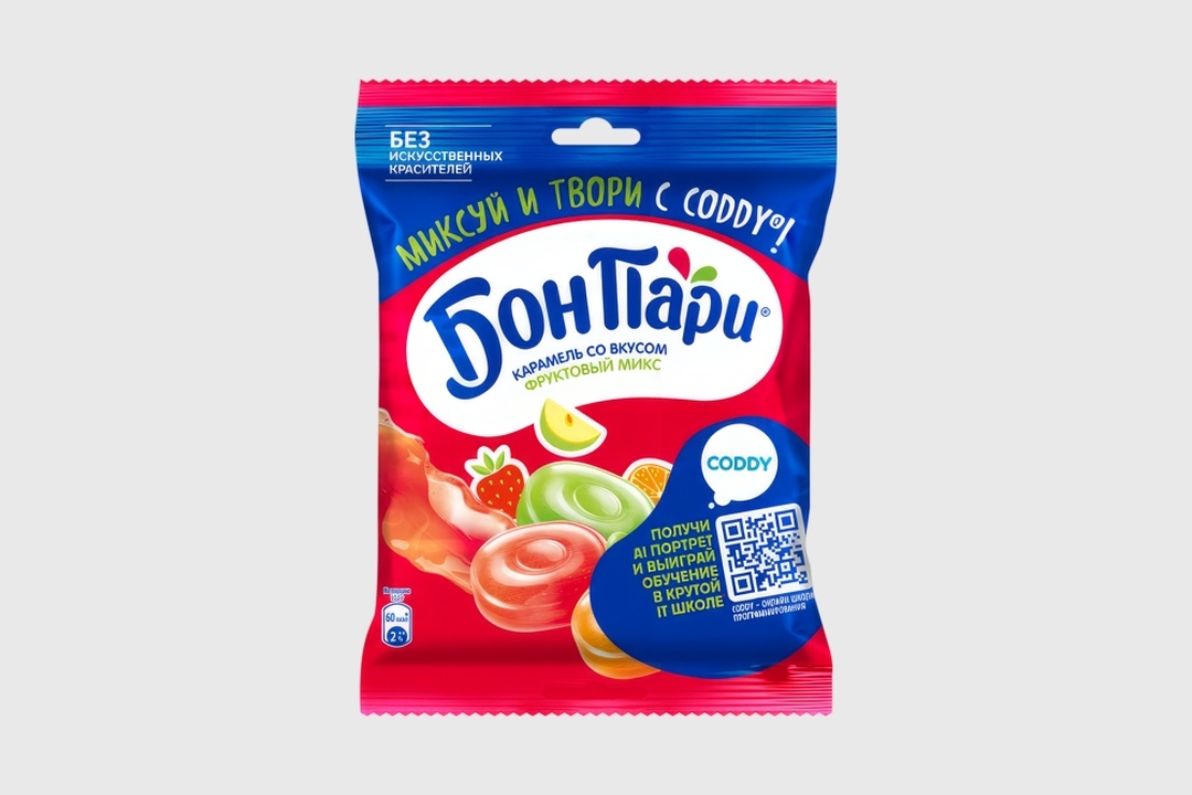 

Леденцы Бон Пари Фруктовый микс 75 г