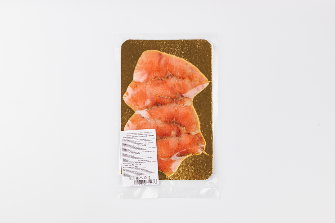 

Горбуша слабосоленая ломтики 100 г