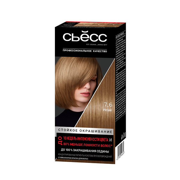 Стойкая краска для волос Syoss Syoss Color т.7-6 Русый, 115 мл