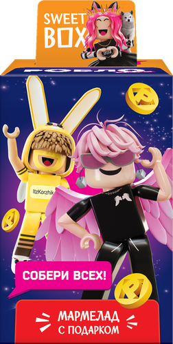 

Мармелад Sweet Box Роблоксеры с игрушкой-сюрпризом 10 г