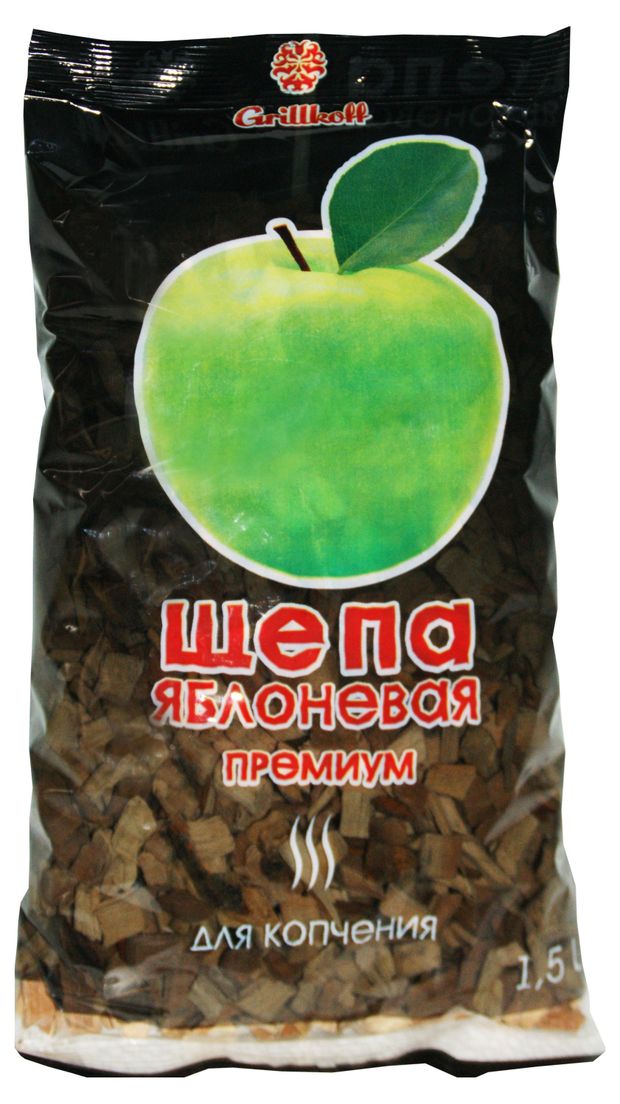

Щепа для копчения яблоневая Grillkoff премиум, 250 г