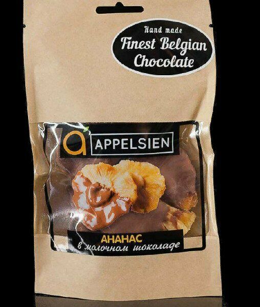 Ананас в молочном шоколаде 85г