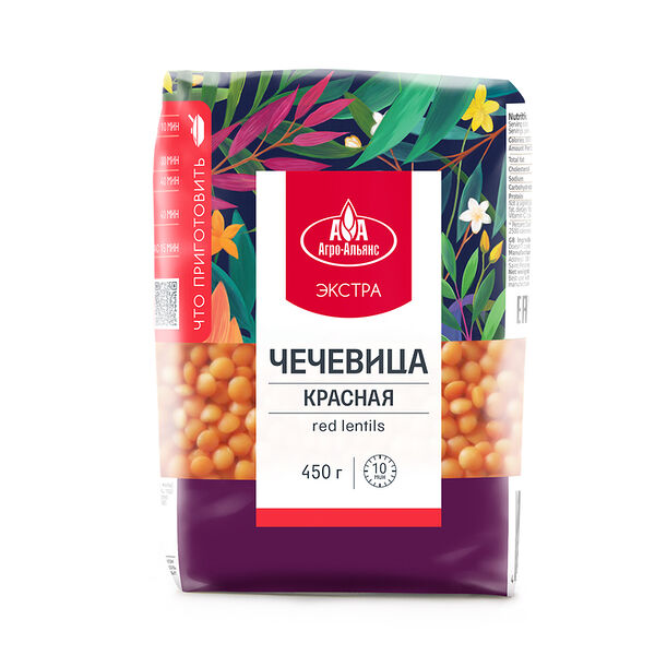 Чечевица Агро-Альянс красная Экстра