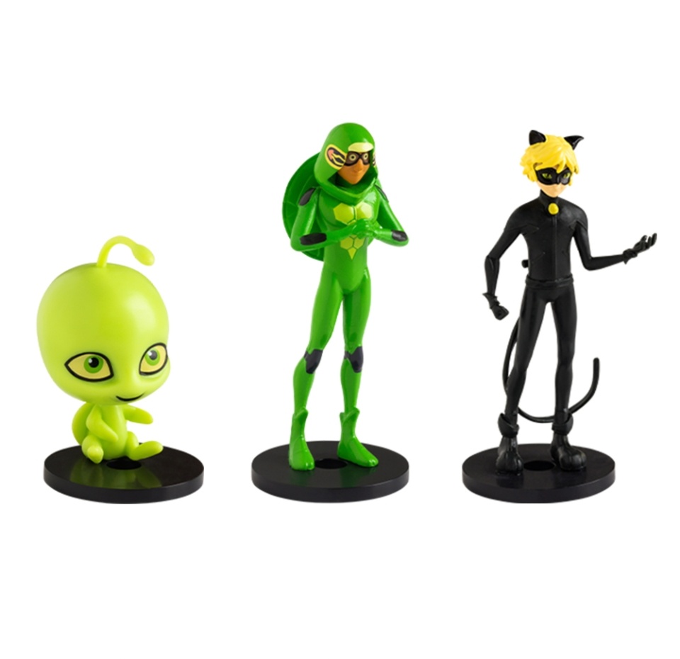 

Фигурки Miraculous Miraculous Вайзз, Суперкот, Карапас 3 шт., Китай