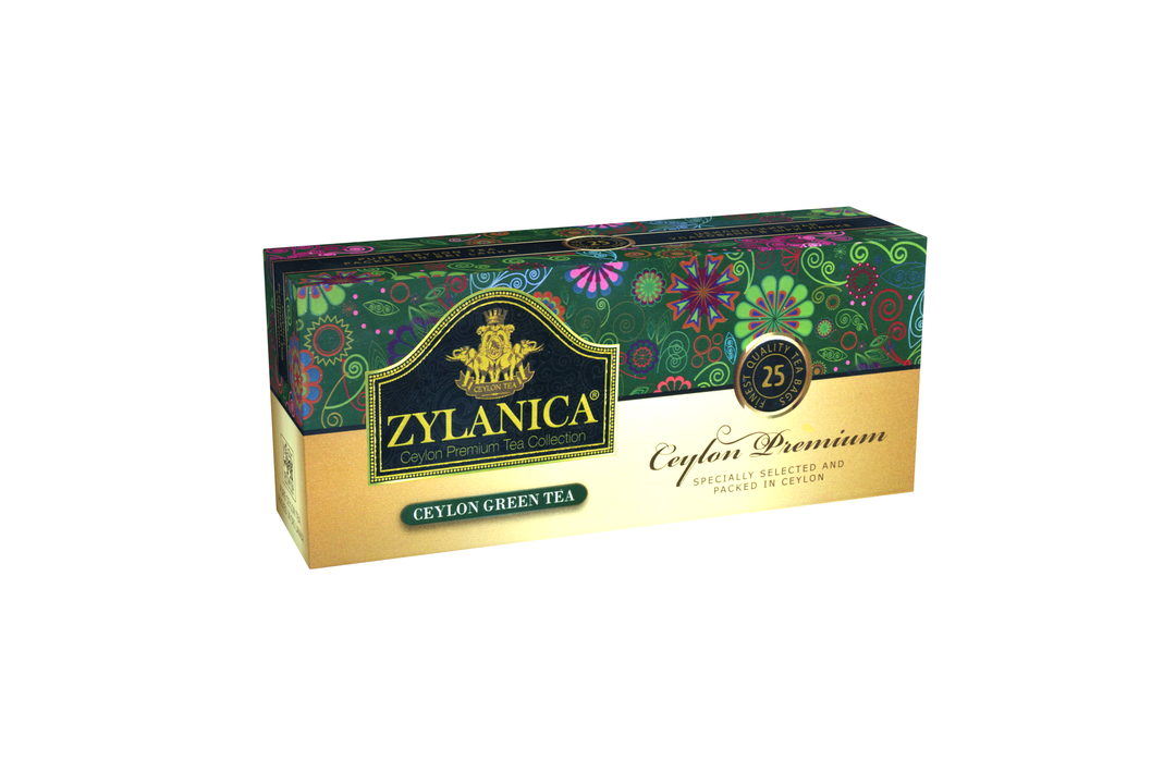 

Чай зеленый Zylanica Ceylon Premium Collection пакетированный 25 шт., 50 г