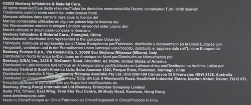 

Матрас надувной Bestway Easy Inflate 67223 одноместный со встроенным ножным насосом 185х76х22 см