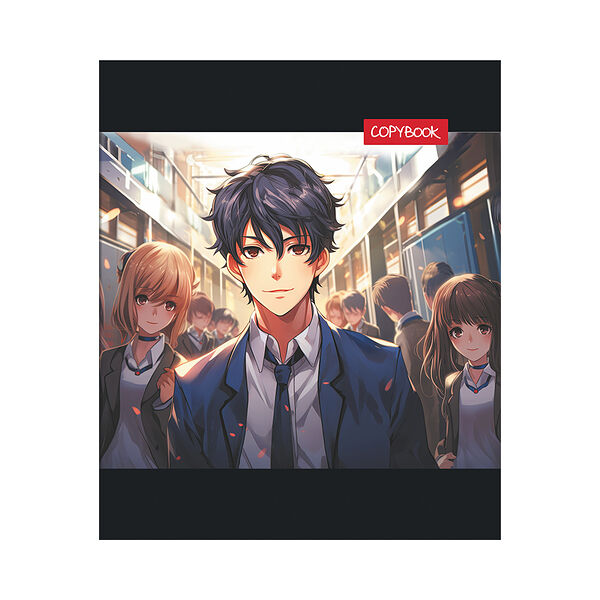 Тетрадь 48л клетка аниме Cool boy арт48.96