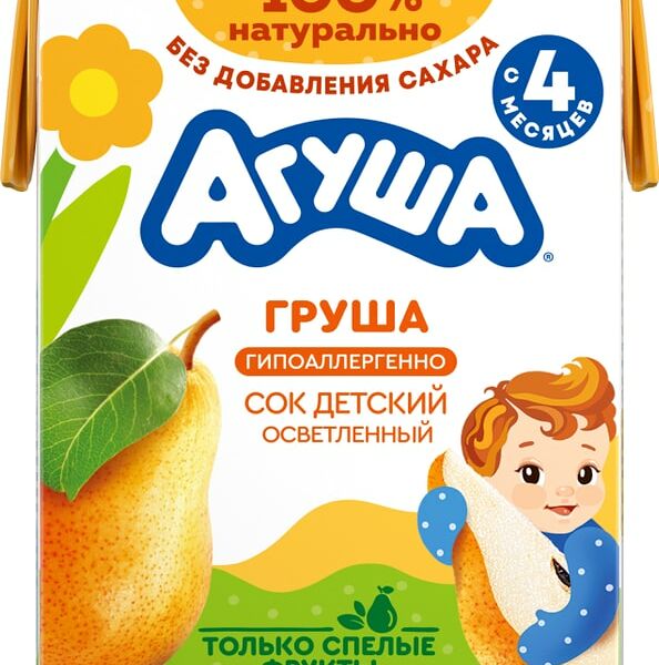 Сок Агуша Груша 200мл