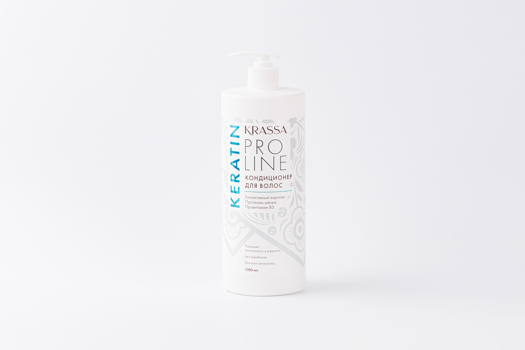 

Кондиционер для волос с кератином, 1000 мл KRASSA Pro Line Keratin