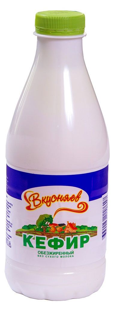

Кефир Вкусняев обезжиренный 930г
