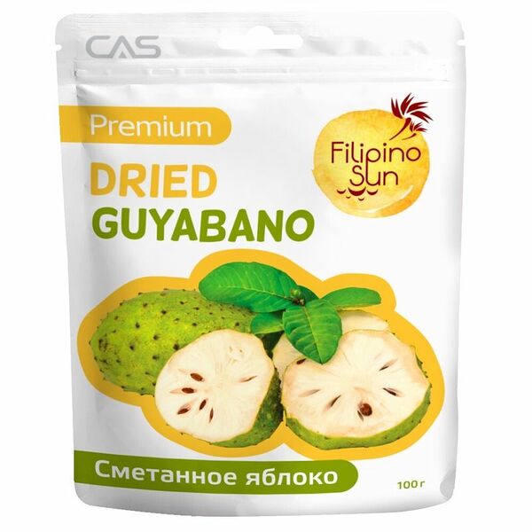 Яблоко сметанное Filipino Sun сушеное, 100 г