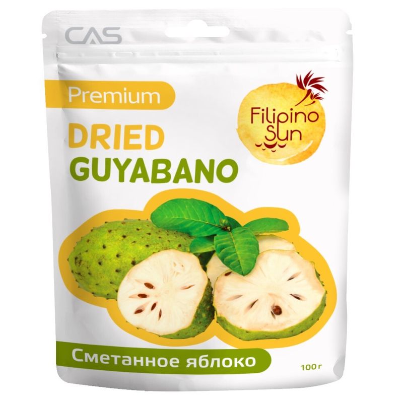 

Яблоко сметанное Filipino Sun сушеное 100 г