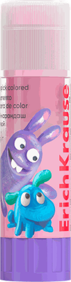Клей-карандаш ЭрихКраузе (ErichKrause) Легкое приклеивание Весёлые друзья (EasyStick Jolly Friends) цветной 1 шт. дизайн в ассортименте