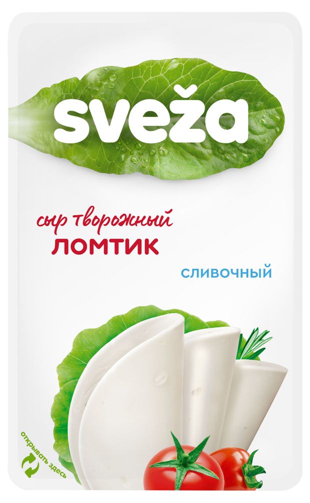 

Сыр творожный ломтик Савушкин Sveza сливочный 60% 150 г