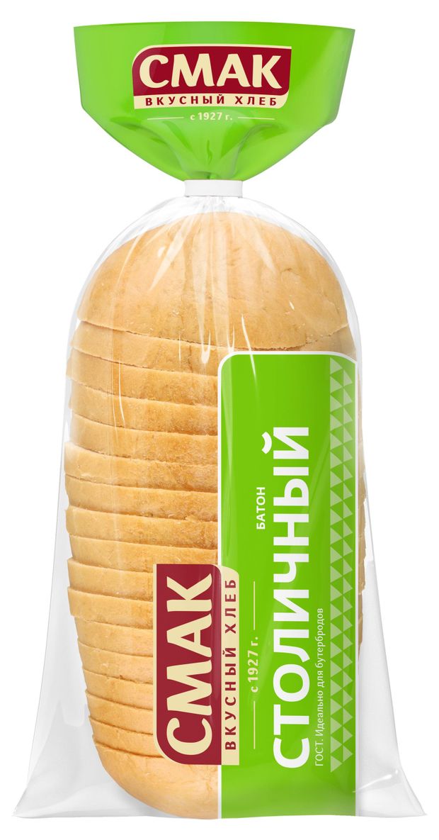 

Батон Смак Столичный в нарезке 300 г