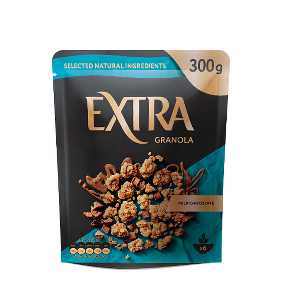 Гранола-мюсли Extra хрустящая с молочным шоколадом, 300г
