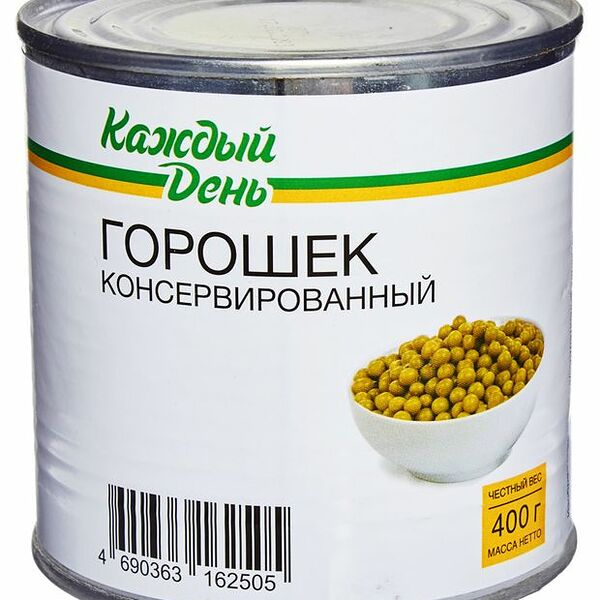 Горошек зеленый Каждый день