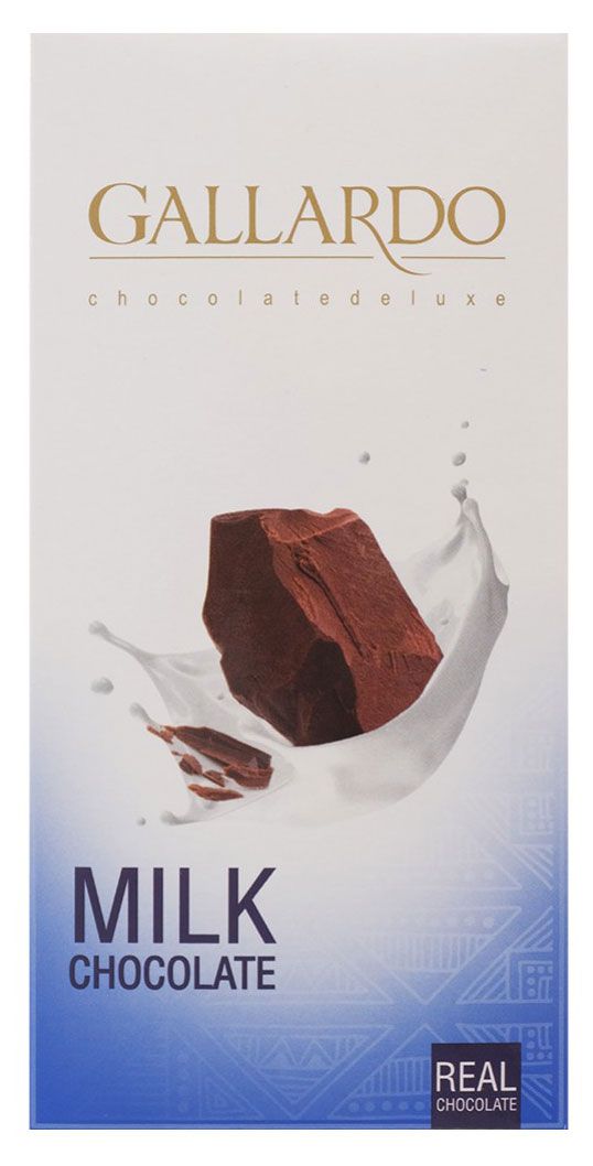 

Шоколад молочный Gallardo 80 г