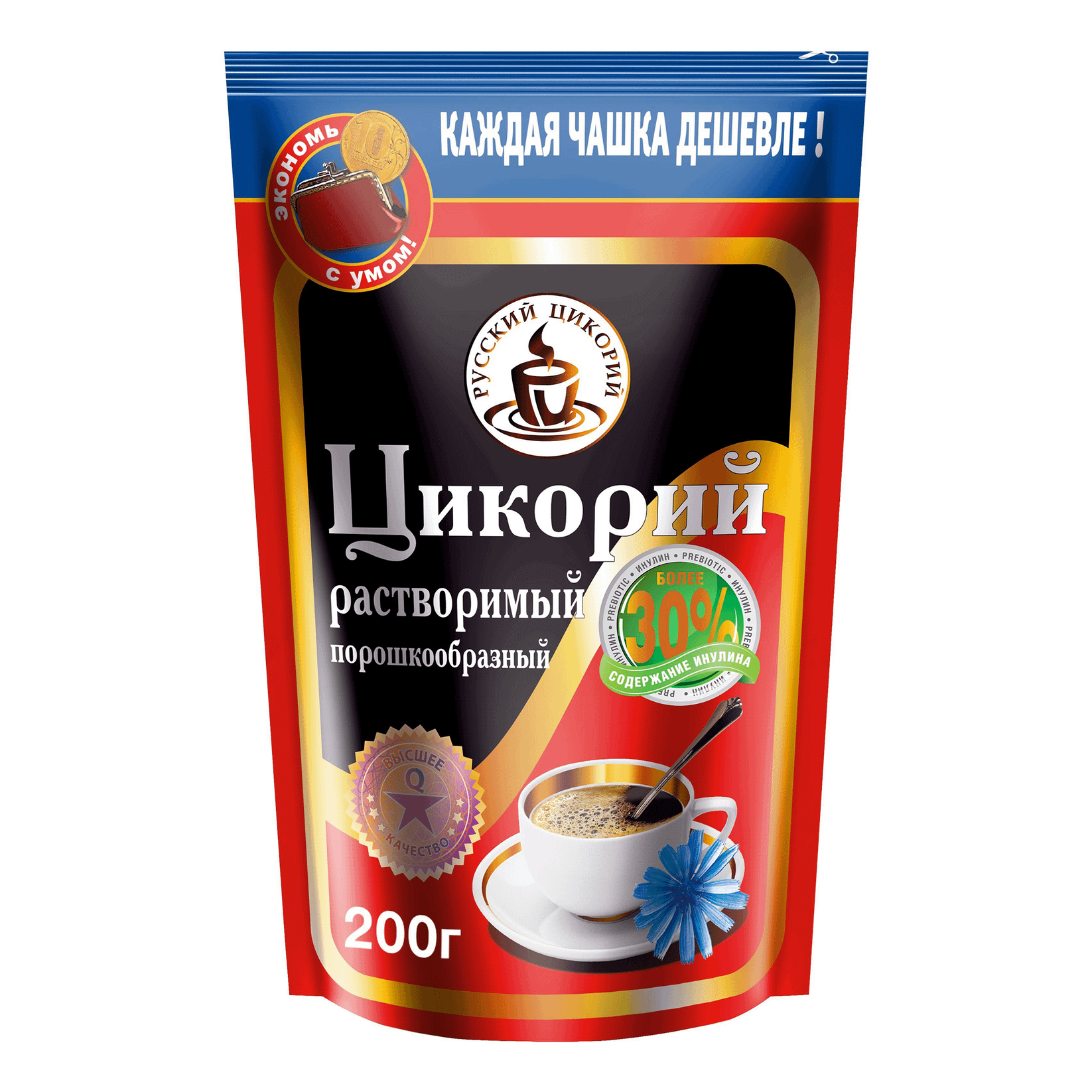 

Цикорий Русский цикорий растворимый 200 г