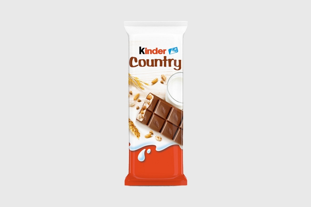

Шоколад молочный Kinder Country со злаками 23.5 г