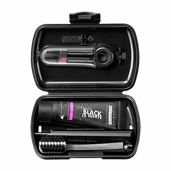 Curaprox Набор дорожный biw: щетка biw, паста biw mini 10, ершик carbon s и carbon m, uhs425 с колпачком