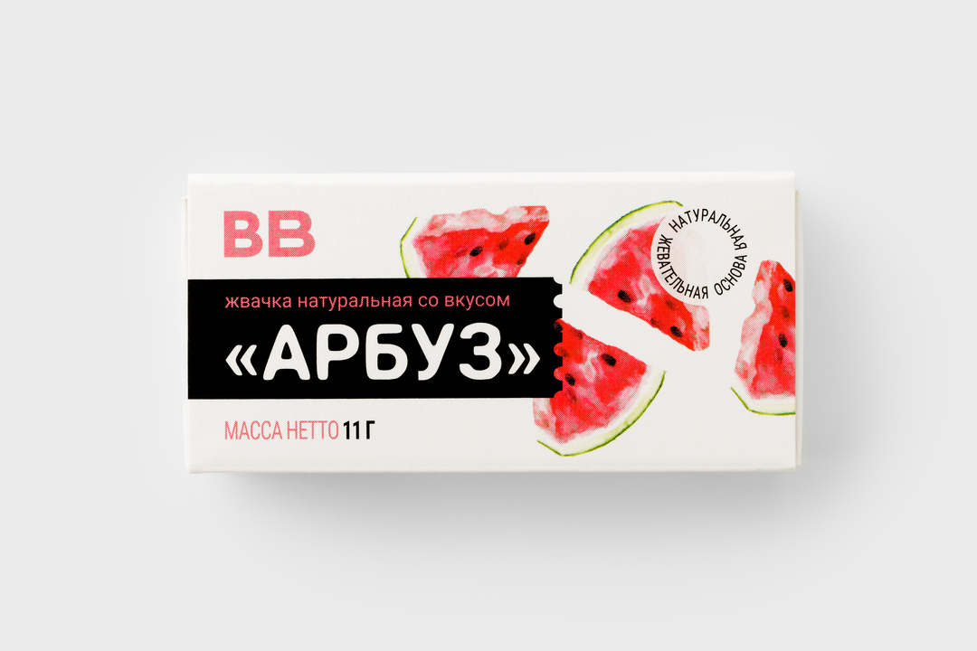 

Жвачка натуральная со вкусом Арбуз