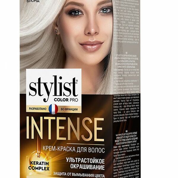 Крем-краска для волос Stylist Color Pro Intense 9.11 Пепельный блонд 118 мл