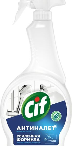 Средство чистящее Cif Легкость чистоты Антиналет для ванной подходит для акрила и душевых кабин 500мл