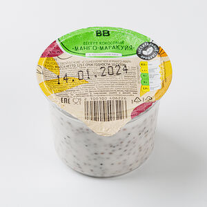 Десерт кокосовый с семенами чиа Манго-маракуйя 