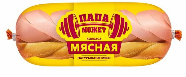 Колбаса вареная Папа может Мясная, вес