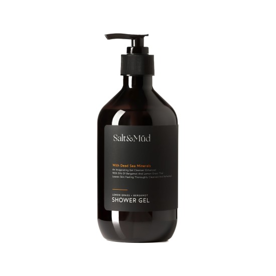 

Гель для душа Lemon Grass & Bergamot с минералами Мёртвого моря, Salt & Mud, 500 мл, ОАЭ