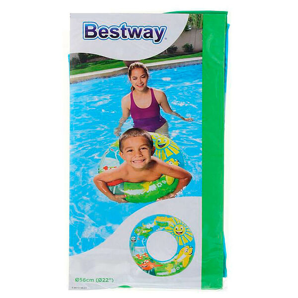 Круг для плавания бествей 56 см морской мир 3-6 лет 36013